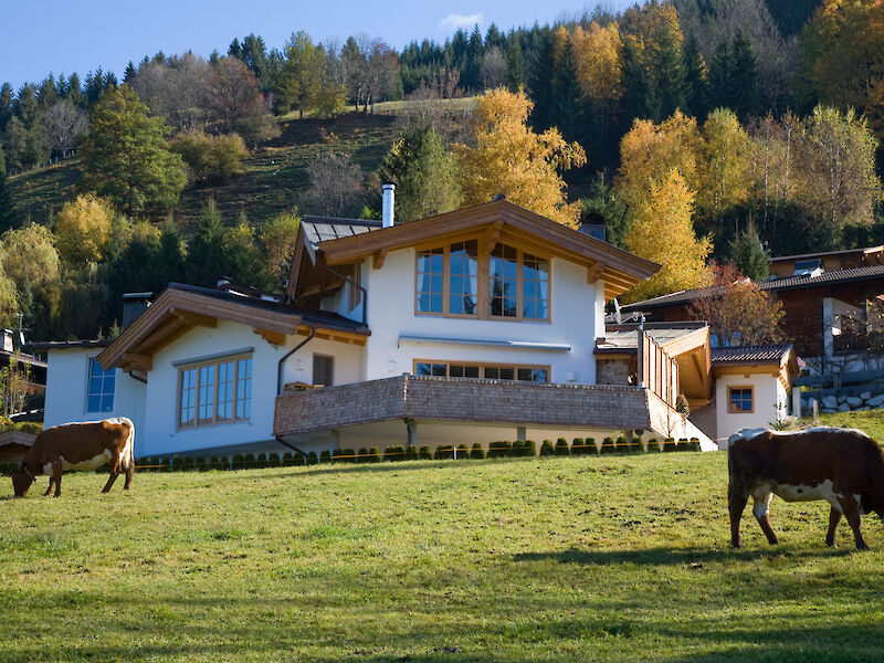 Landhaus mit freiem Blick auf die Kitzbüheler Bergwelt in der Kochau