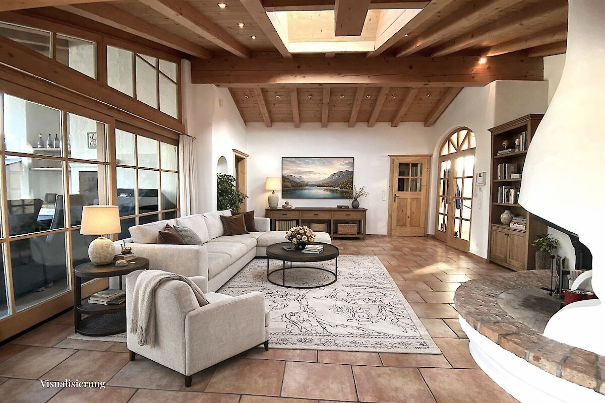 Top floor apartment in a very sunny and quiet location