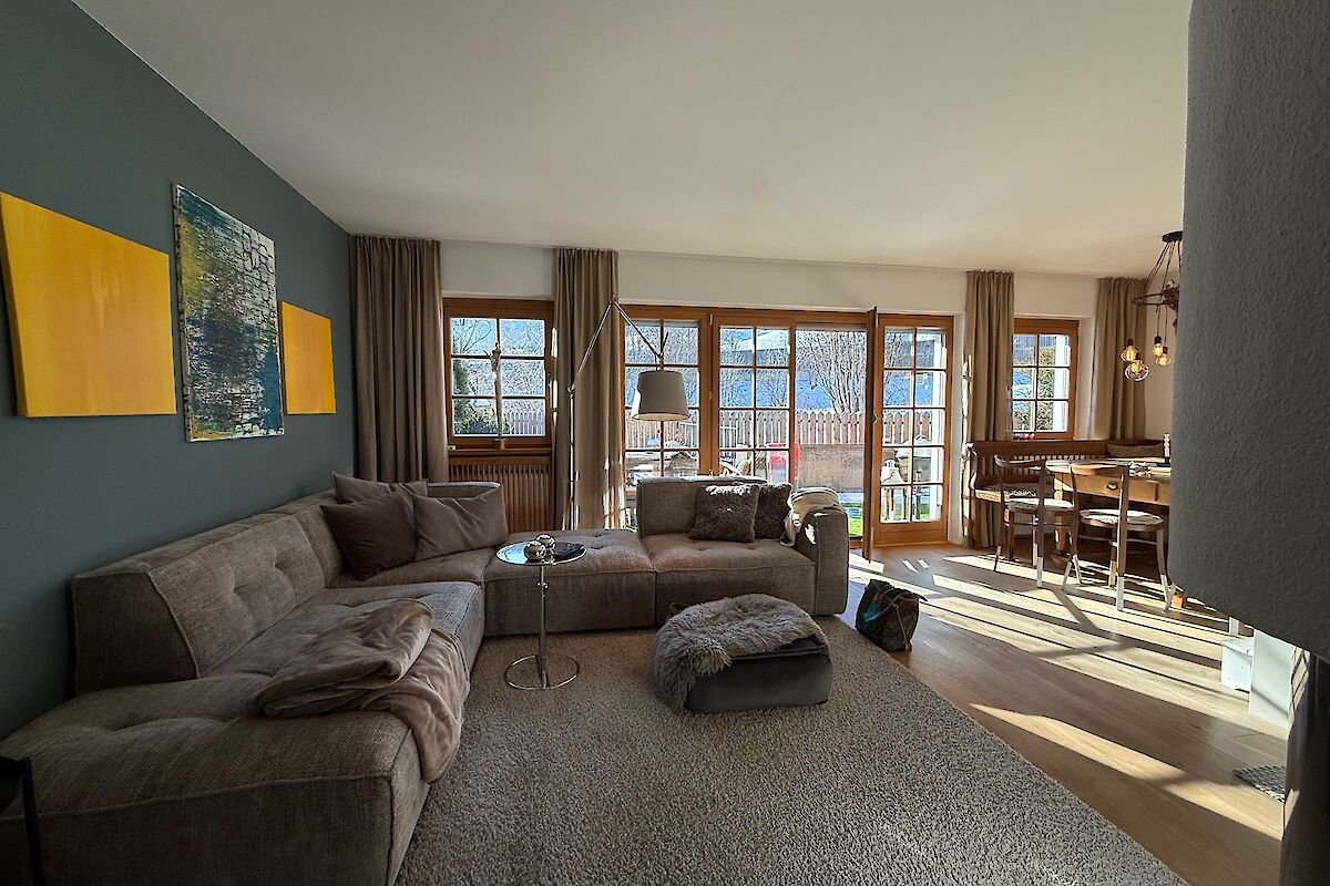 Terraced garden apartment in the center of Kitzb