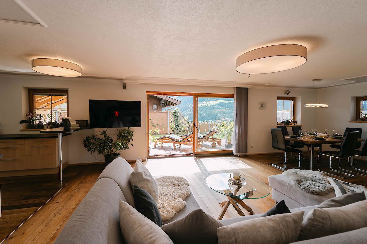 Garden apartment on Kirchberg